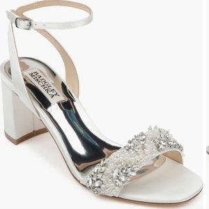 Badgley Mischka embellished heels